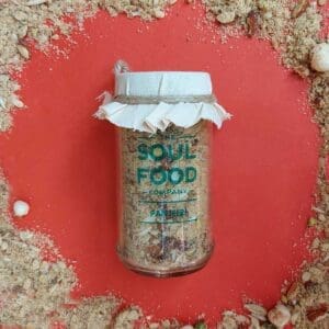 panjeeri in small glass bottle