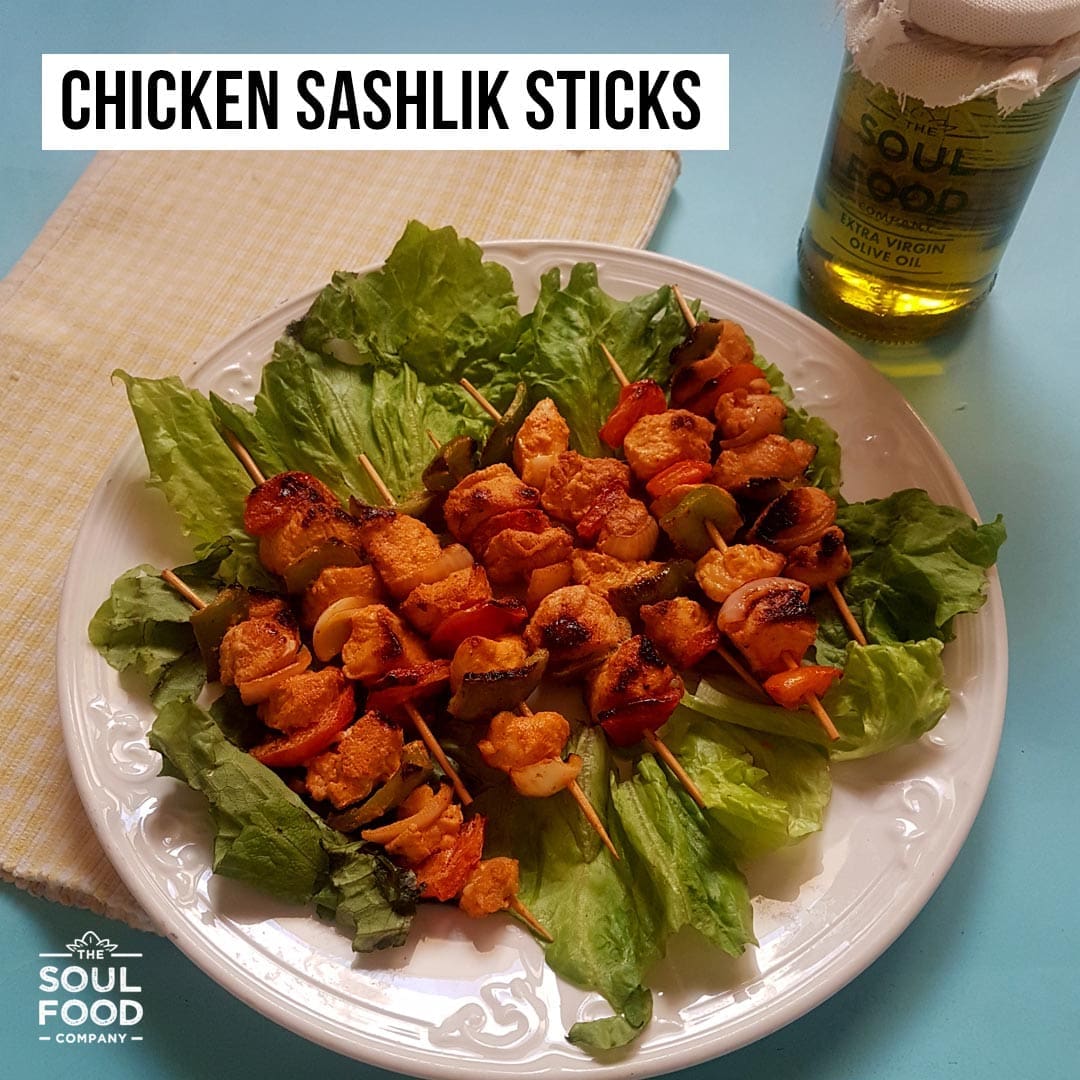 Olive Oil Recipe - Chicken Sashlik Sticks