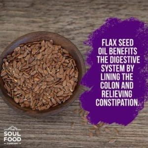 flax seed oil may help with constipation