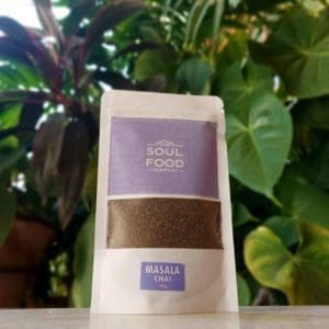 Masala Chai product shot in nature