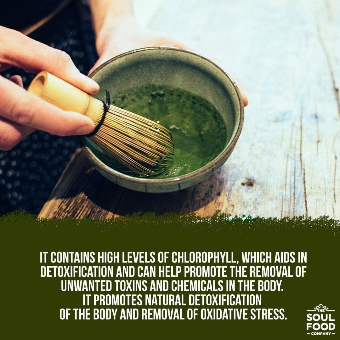 matcha detoxification