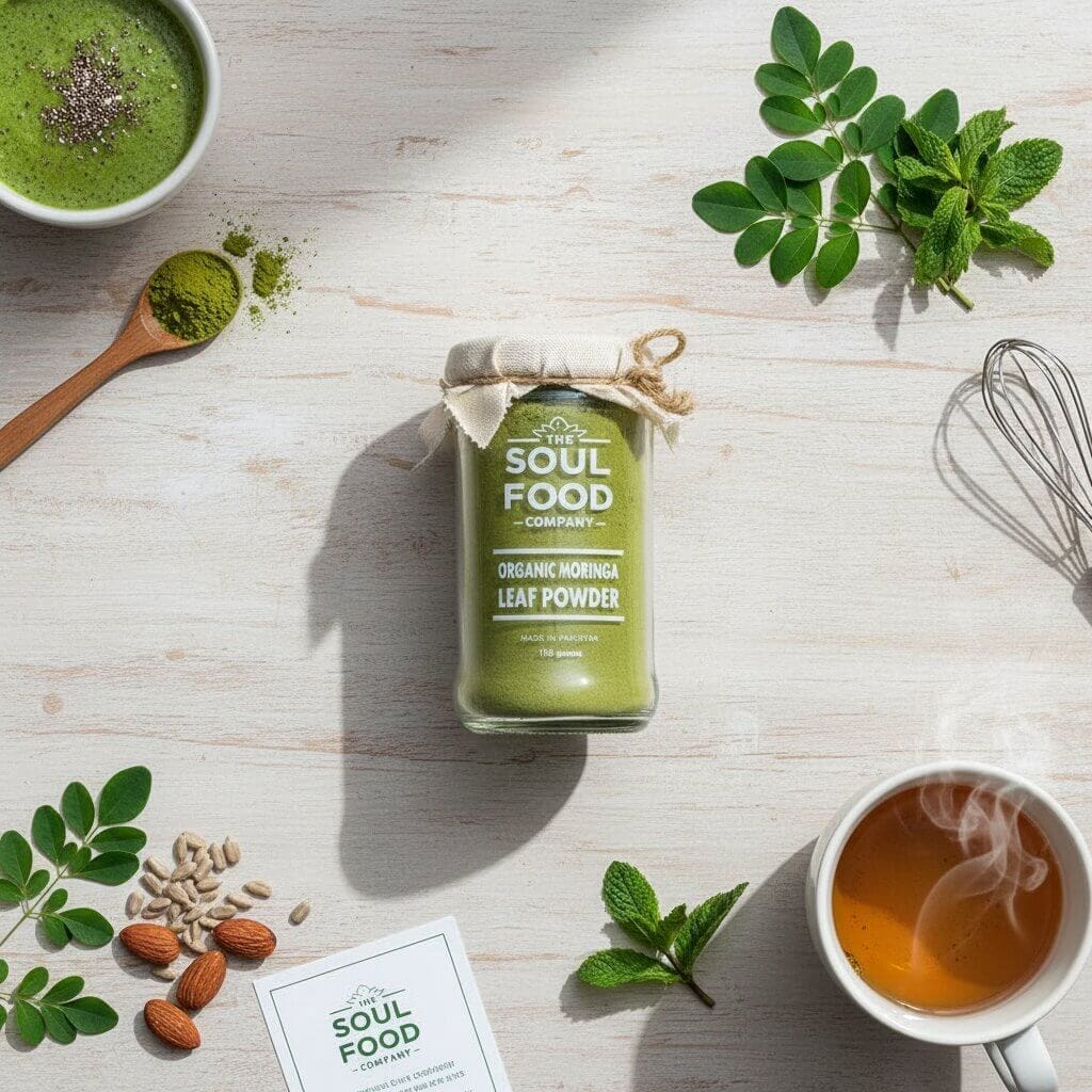 Moringa Flat Lay