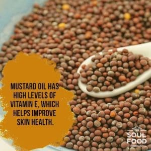 mustard oil may improve skin health