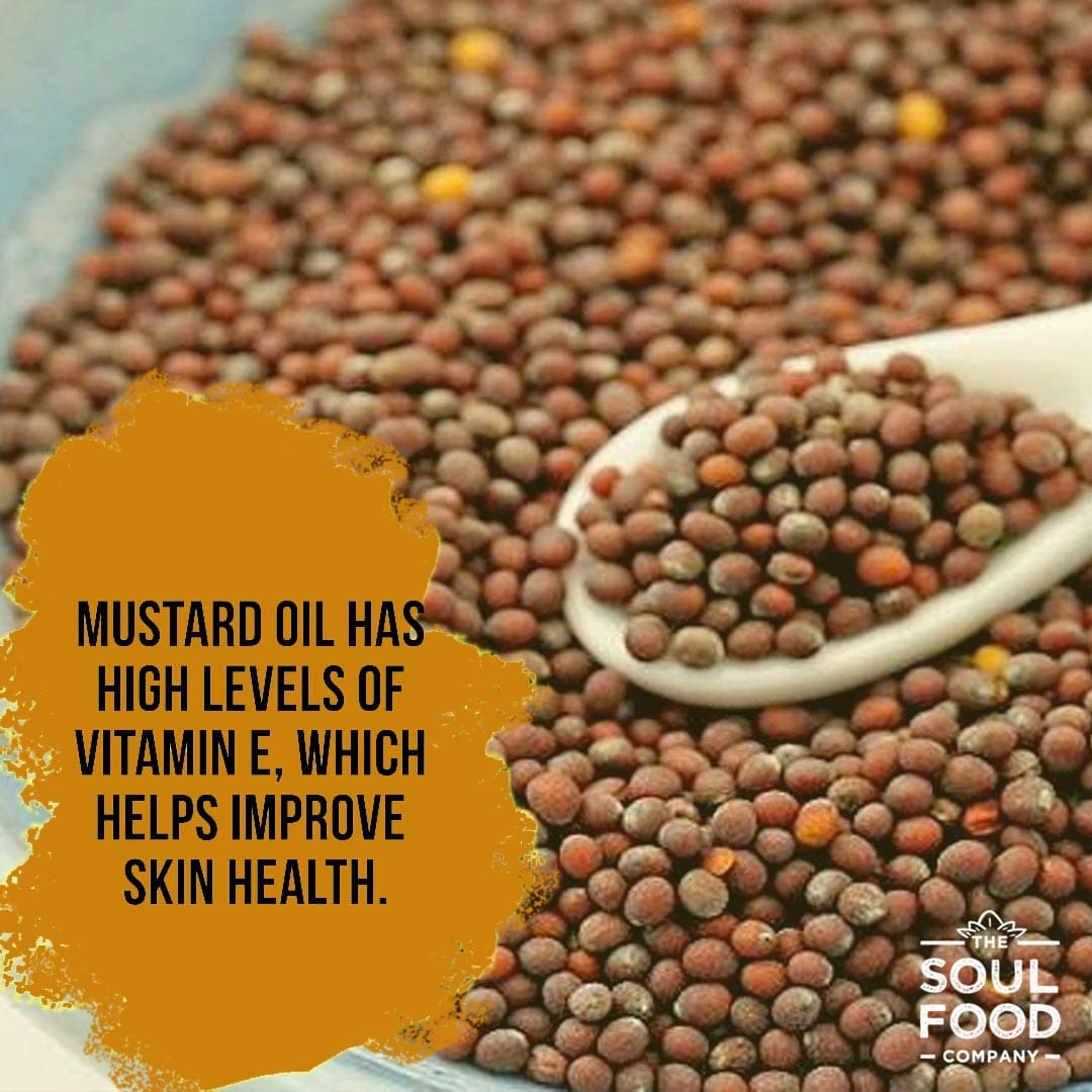 mustard oil may improve skin health