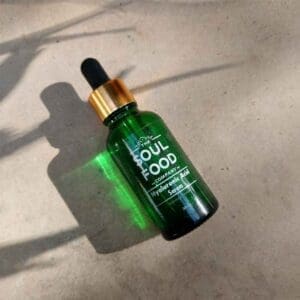 hyaluronic acid serum product shot for soul food