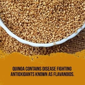 quinoa contains flavinoids
