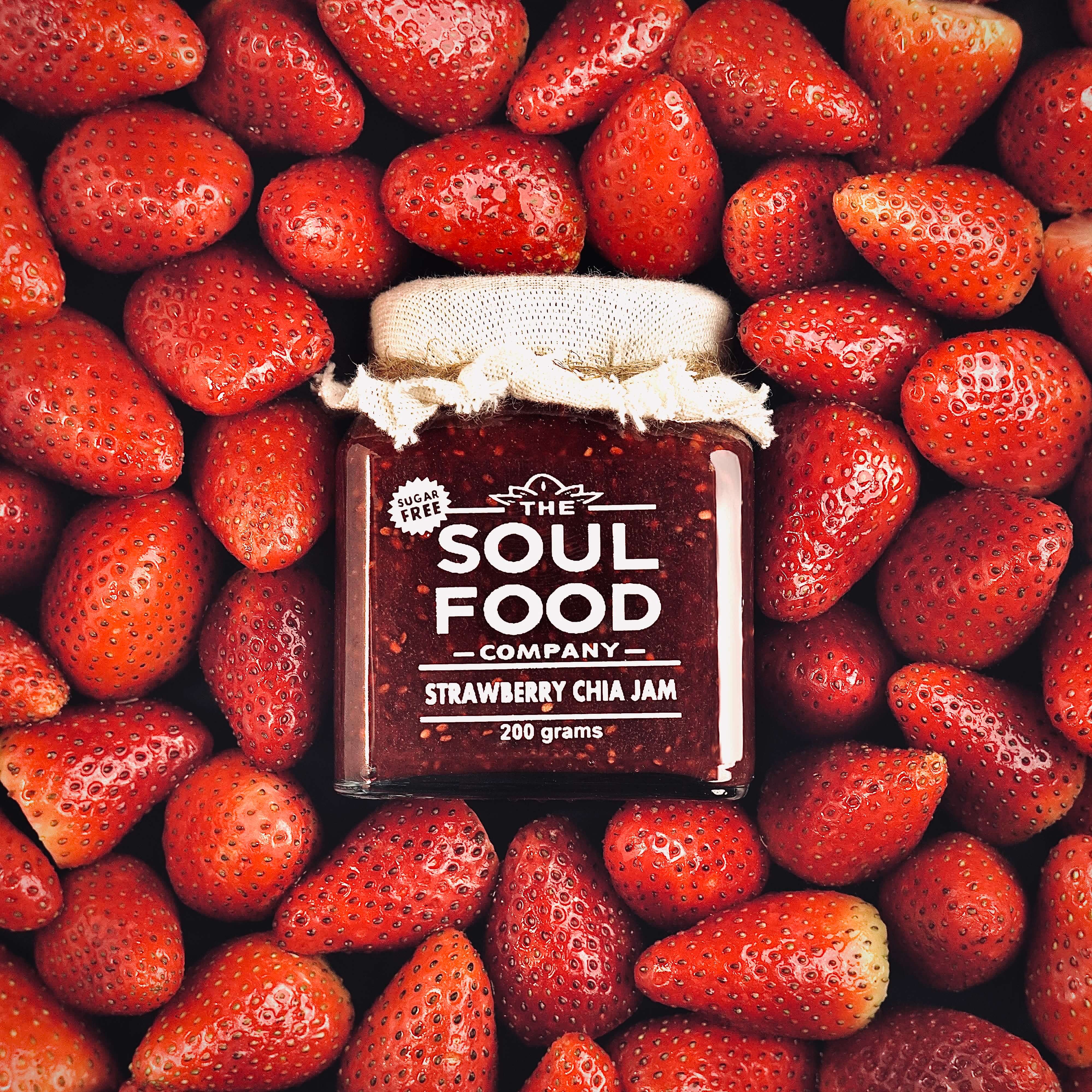strawberry-chia-jam-sugar-free-flat-lay-berries
